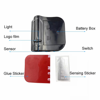 1PC Universal Led Car Door Welcome Projector Logo Ghost Shadow Night Lights No Magnet DC 5V Courtesy Lamp Car Accessories Kits